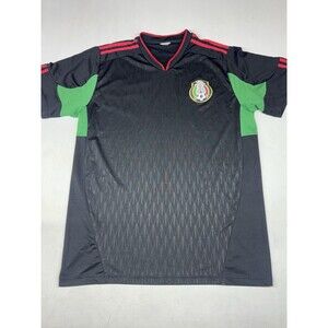 Mexico National Futbol Soccer World Cup 2010 Away Jersey C. Blanco #10 Black XXL